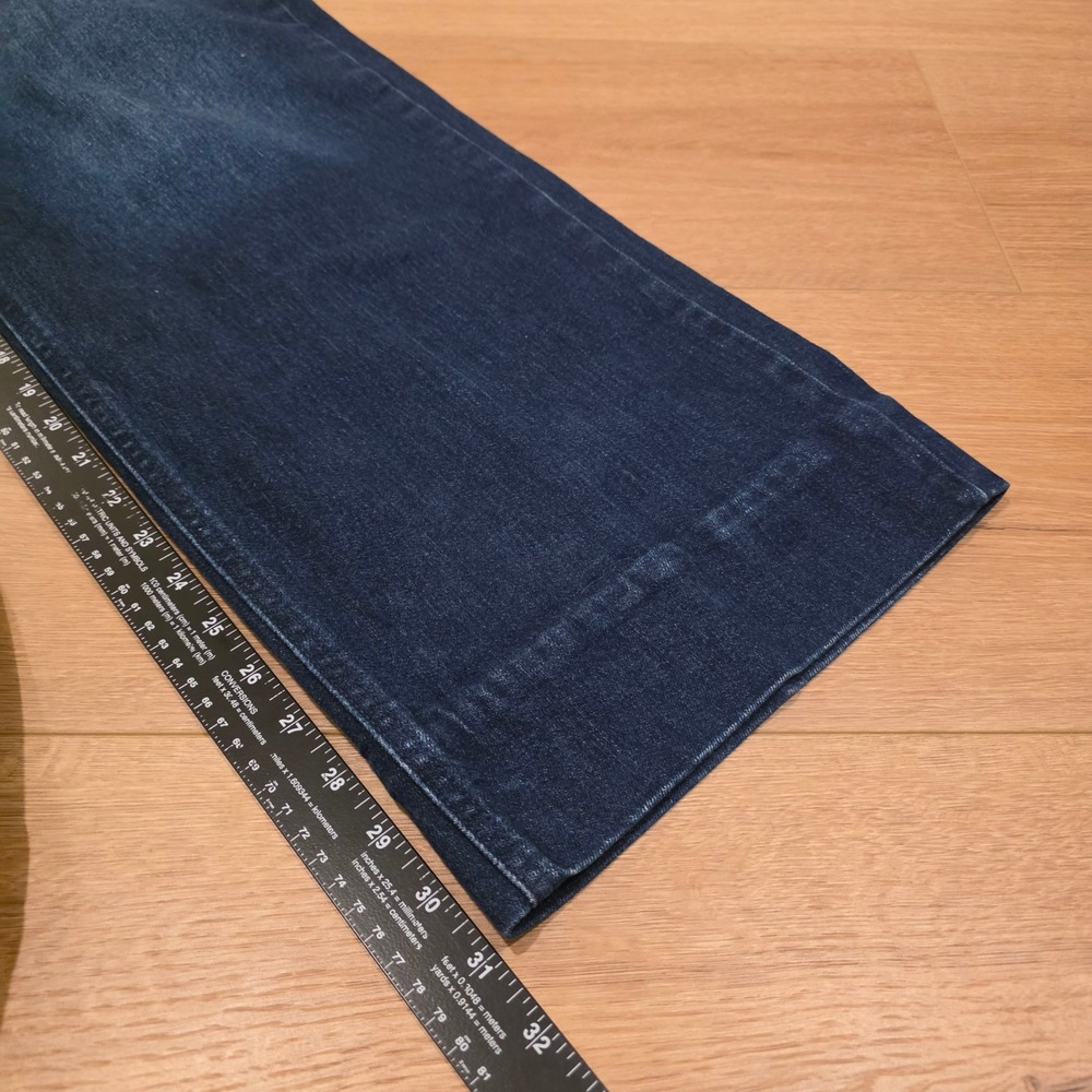 Old Navy Wow Wide Leg Jeans Womens 16 Tall Dark Wash High Rise Denim Tall Girl - Picture 6 of 9